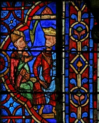 Saint Thomas Becket accueilli par le roi de France