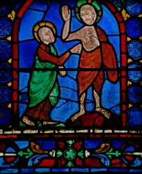 Saint Thomas avec le Christ