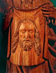 Le voile de Sainte Véronique tenu par un ange, vers 1500
