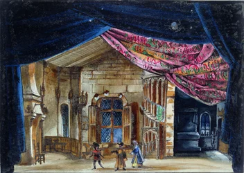 Décor de scène pour l