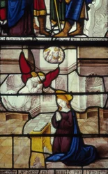 Vitrail de la chapelle Sainte-Barbe, Église Notre-Dame de Semur-en-Auxois