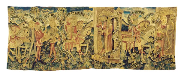 Fragment de tapisserie mythologique de Strasbourg