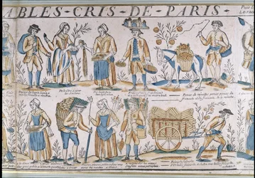 Marchands ambulants au XVIIIe siècle