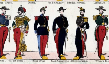 Uniformes des élèves officiers de guides, de l