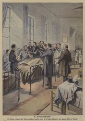 Survivants de la catastrophe minière de Courrières, France