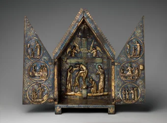Tabernacle de Cherves, c.1220-30 (cuivre et émail champlevé)