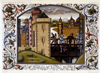 Tanguy du Châtel assassine Jean sans Peur au pont de Montereau