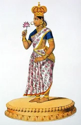 Tchitralekha épouse de Kouvera, gravé par C. de Motte (1785-1836)