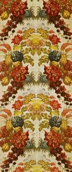 Textile avec un motif floral répétitif, atelier de Lyon, vers 1740
