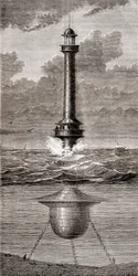 Le phare flottant du 19ème siècle placé à l
