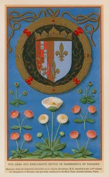 Les armes et les dispositifs emblématiques de Marguerite de Navarre