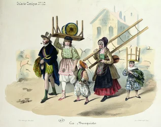 Les Banquistes, vers 1820-30