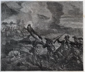 La bataille de Loano eut lieu les 23-24 novembre 1795 pendant la guerre de la Première Coalition - Nouvelle Encyclopédie nationale de Maurice La Charest - 1870