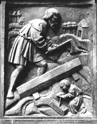 Le Charpentier (détail)