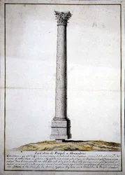 La colonne de Pompée à Alexandrie, c.1700