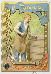 Le Tonnelier, illustration d