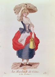 Le vendeur de crème