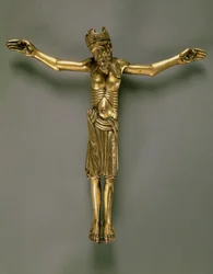 Le Christ crucifié, français, seconde moitié du 12ème siècle