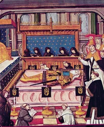 La mort de Charlemagne en 814