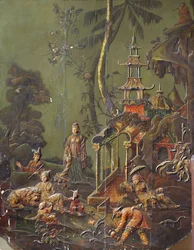 La Terre (détail du Grand Cabinet Chinois de l