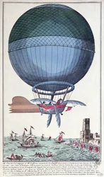 La Première Traversée de la Manche par Jean Pierre François Blanchard et John Jeffries, 1785