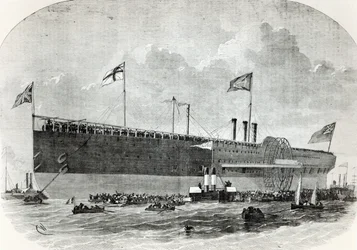 Le Great Eastern, illustration de Le Nouvel Illustré, 1867