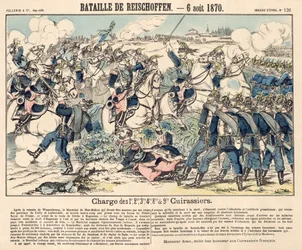 La charge héroïque de la cavalerie française pendant la bataille de Reichshoffen, 6 août 1870