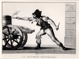 La Machine infernale, rue Saint-Nicaise, Paris, 24 décembre 1800