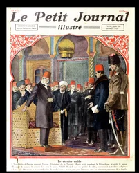 Le dernier calife, Abdul Majid II (1868-1944) déposé du trône par l