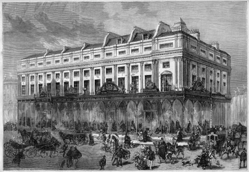 The London General Mourning Warehouse, un "magasin de deuil" de la maison William Jay and Co. situé sur Regent Street à Londres