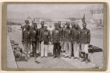 La Mission Marchand, partie de Loango, au Congo, et arrivée à Fachoda, Soudan, 1897-98