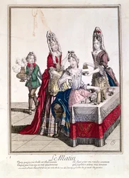Le Matin, Dame à sa toilette, 2e moitié du XVIIe siècle