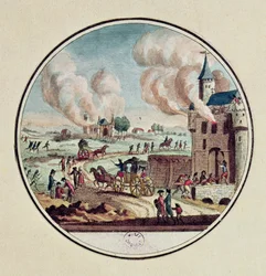 Le pillage et la destruction des châteaux et l