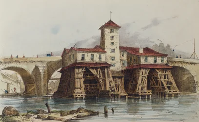 La Pompe du Pont Notre Dame, 1836