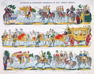 Le cortège royal à l