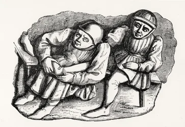 Le cordonnier et son client, copié d