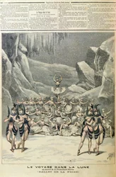 Le Ballet des neiges, du Voyage dans la Lune par Jacques Offenbach (1819-90) du Petit Journal, 16 avril 1892
