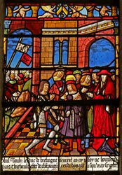 La fenêtre de Saint Louis : Hommage du comte Thibault IV à Saint Louis