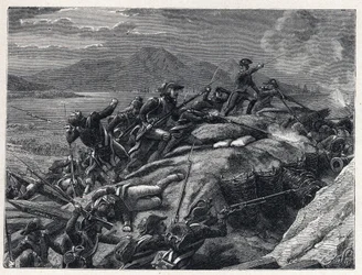 La Terreur pendant la Révolution française : le siège de Toulon de septembre à décembre 1793 par les troupes du capitaine Napoléon Bonaparte contre la ville alliée aux forces anglaises.