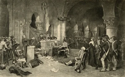 Le procès de Marie-Antoinette le 16 octobre 1793