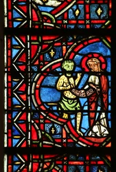 La Vierge Marie récupère le pacte de Théophile du diable