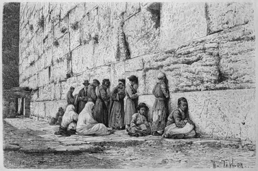 Le Mur des Lamentations, extrait de La Syrie d