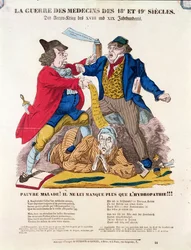 La Guerre des médecins des 18e et 19e siècles, 1854