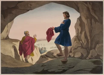 Le manteau ensanglanté de Joseph, illustration du catéchisme L