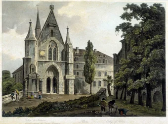 La chapelle du collège de Navarre vers 1804 (École Polytechnique)