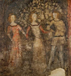 La danse, scène de cour ... (fresque)