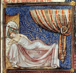 Le rêve, détail : L