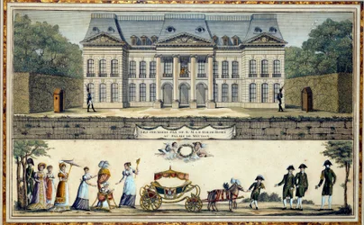 Les premiers pas du Roi de Rome Napoléon II, Duc de Reichstadt (1811-1832) et fils de l