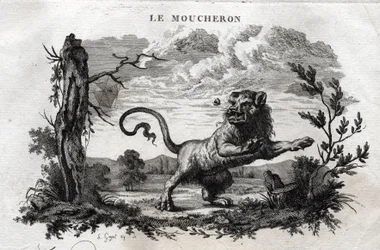 Les moucherons. Fable d