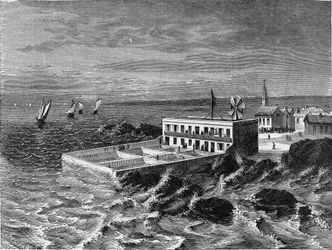 Le laboratoire océanographique de Concarneau. Dans 